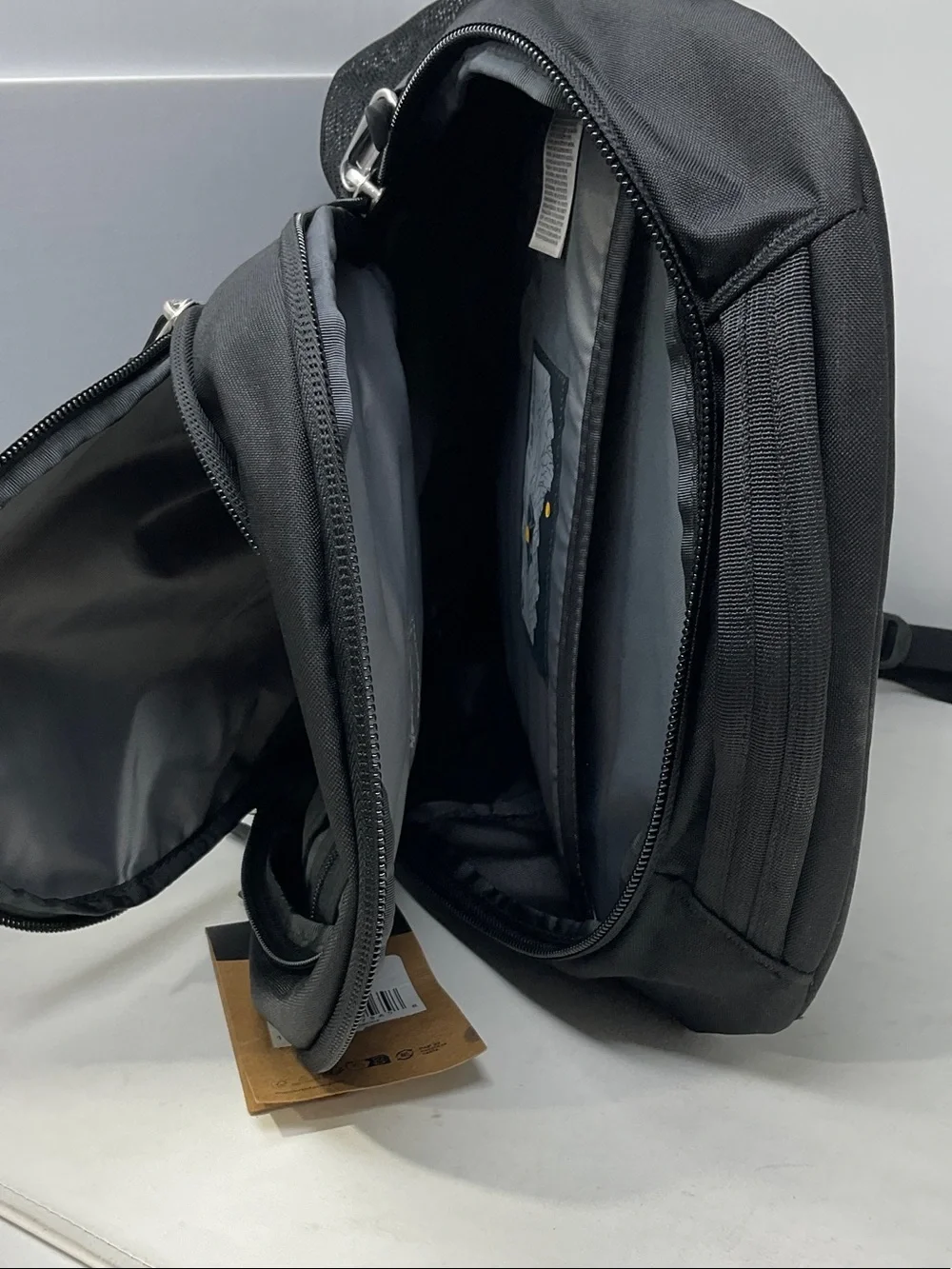 The North Face Gray & Black Jester Everyday Backpack with Front Bungee